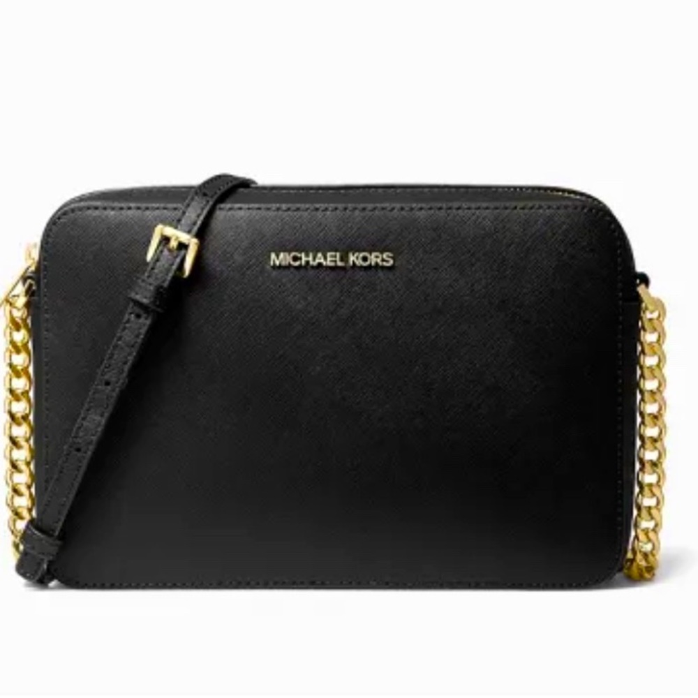 Michael Kors Jet Set Item Large EW Crossbody in Black